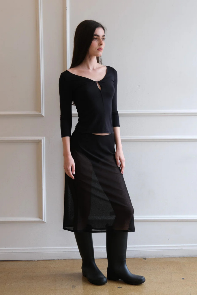 Geel Mason Top in Black at Parc Shop | Minneapolis, MN