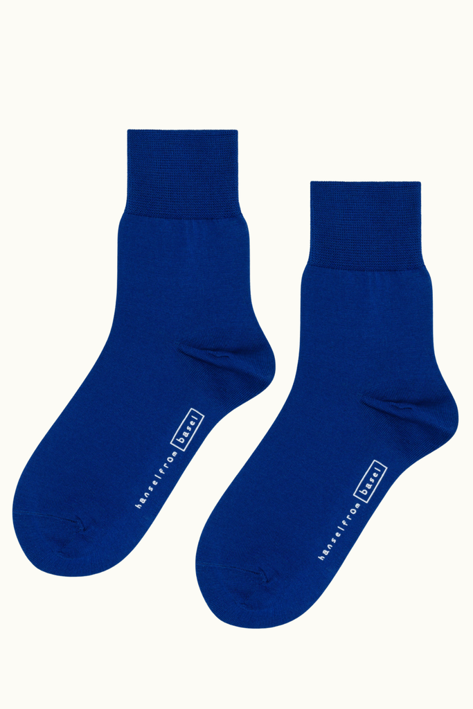 Hansel From Basel Trouser Crew Socks in Ultramarine at Parc Shop | Minneapolis, MN