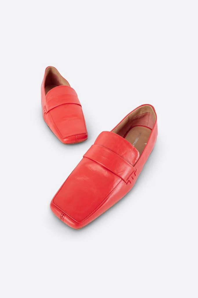 Intentionally Blank Pinky Loafer in Cherry at Parc Shop