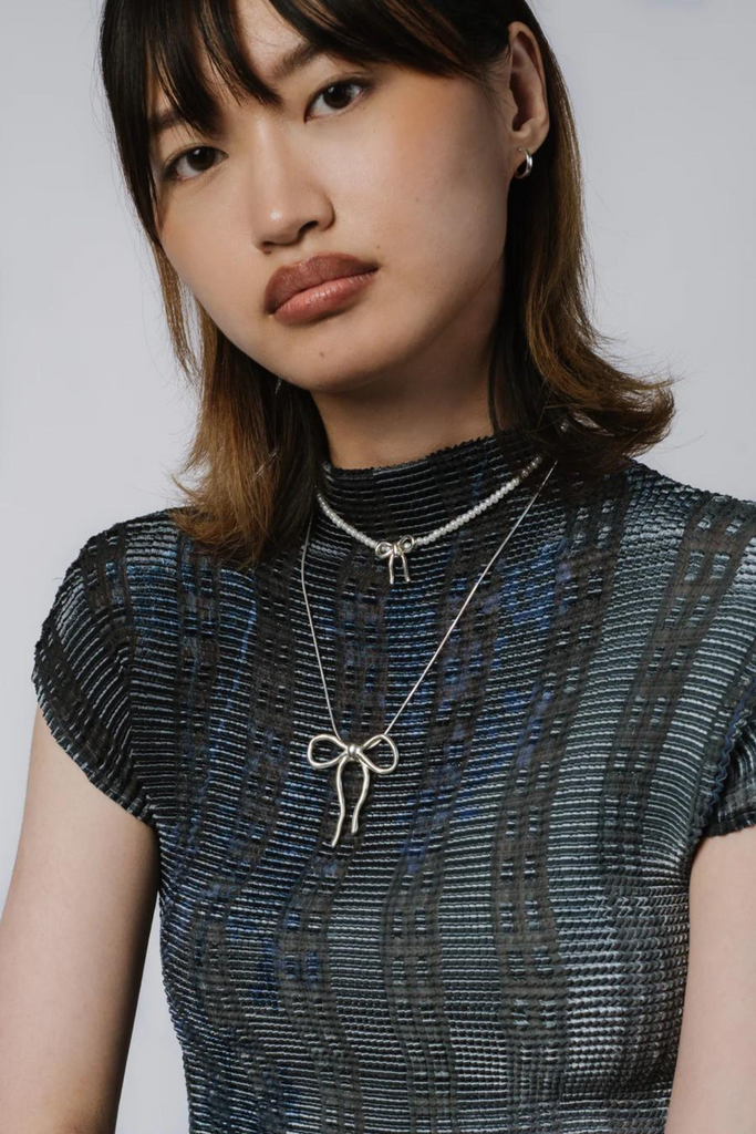 Kara Yoo - Maisie Pearl Necklace - Sterling Silver - Parc Shop
