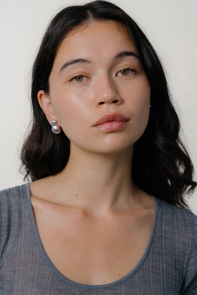 Kara Yoo Willa Studs in Sterling Silver at Parc Shop