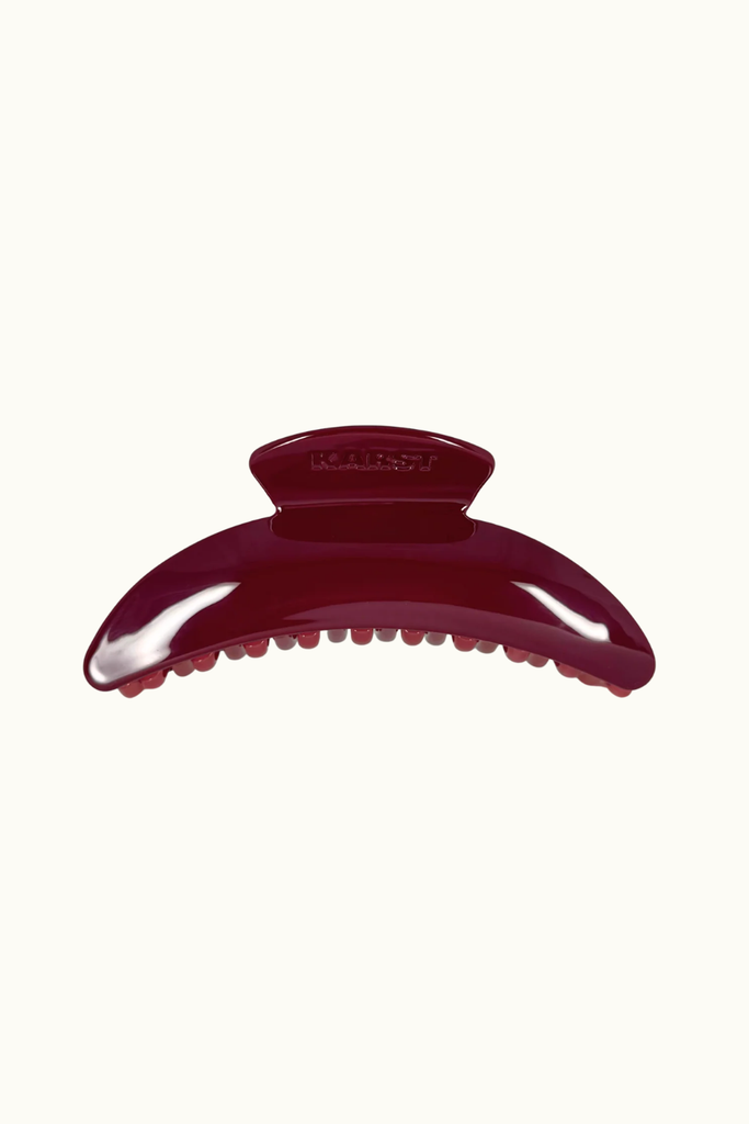 Karst Slim Hair Claw in Jam Burgundy at Parc Shop | Minneapolis, MN