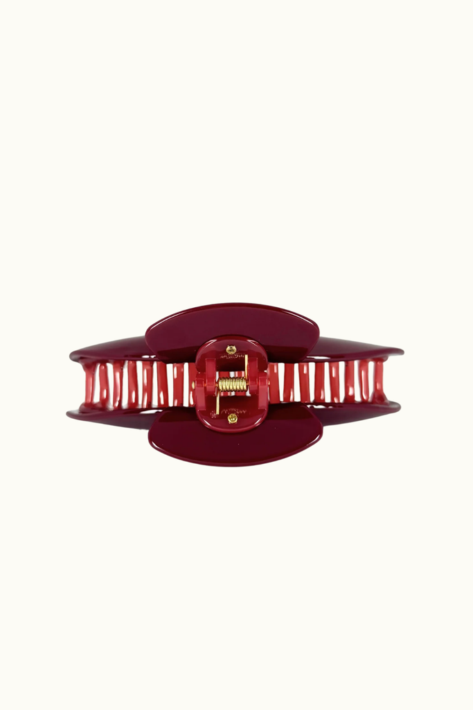 Karst Slim Hair Claw in Jam Burgundy at Parc Shop | Minneapolis, MN