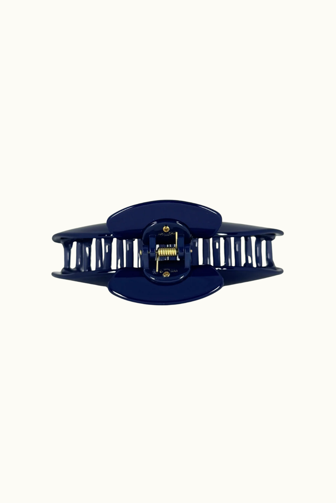 Karst Slim Hair Claw in Midnight Navy Blue at Parc Shop | Minneapolis, MN