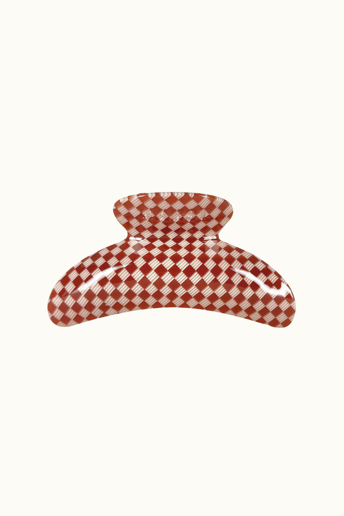 Karst Superclip Hair Claw in Maraschino Checker at Parc Shop | Minneapolis, MN