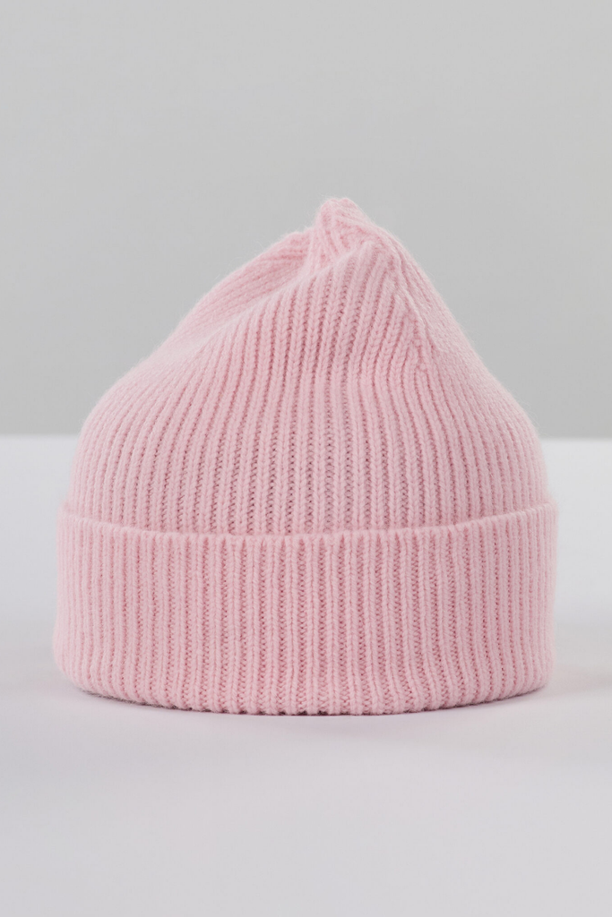 Le Bonnet Classic Beanie in Blush Pink at Parc Shop
