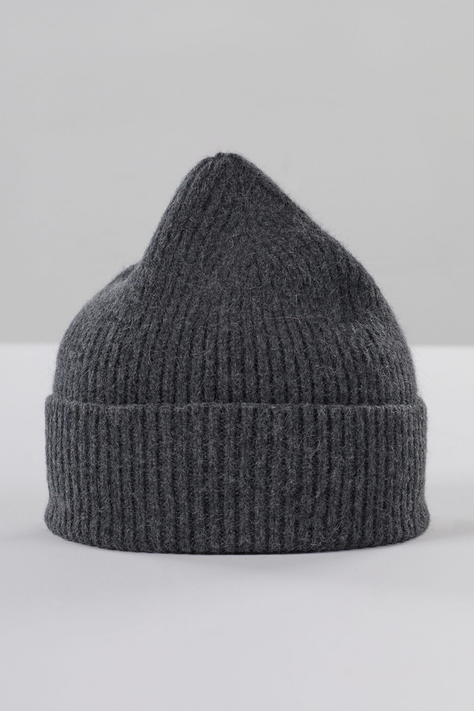 Le Bonnet Classic Beanie in Graphite Grey at Parc Shop