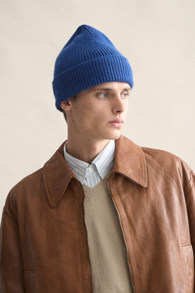 Le Bonnet Classic Beanie in Marin Royal Blue at Parc Shop