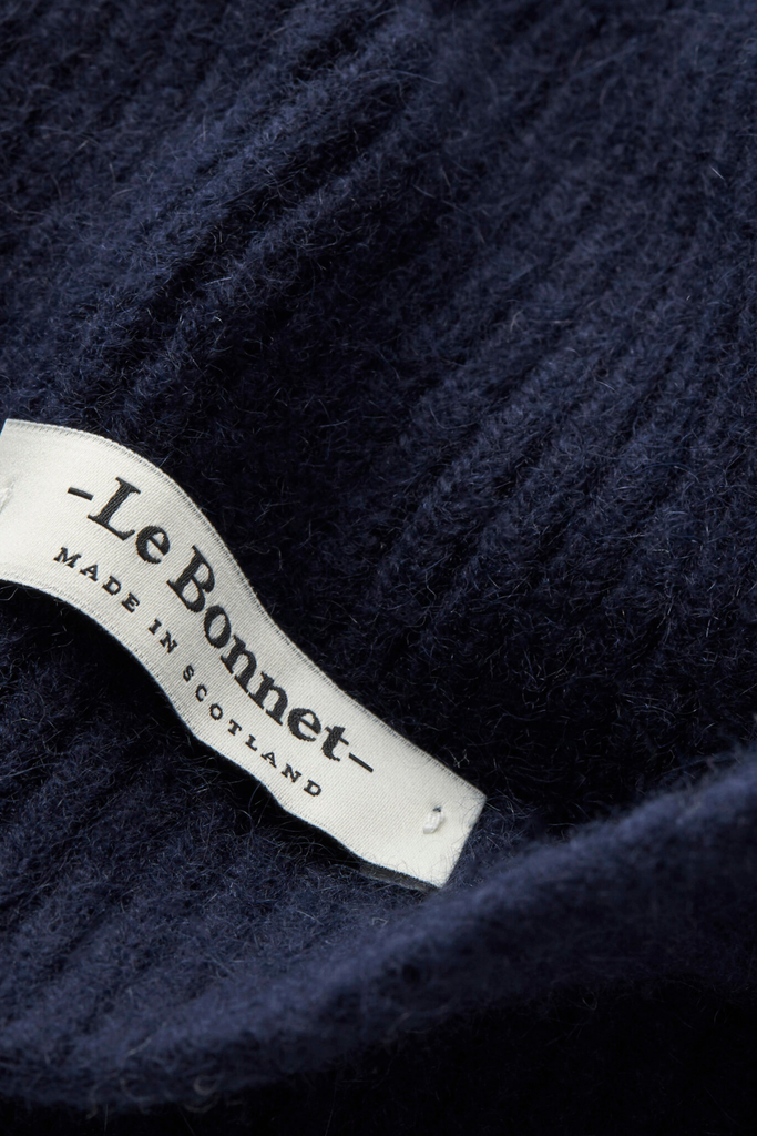 Le Bonnet Classic Beanie in Midnight Blue at Parc Shop
