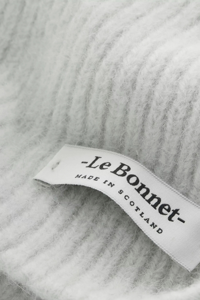 Le Bonnet Classic Beanie in Silver Grey at Parc Shop 