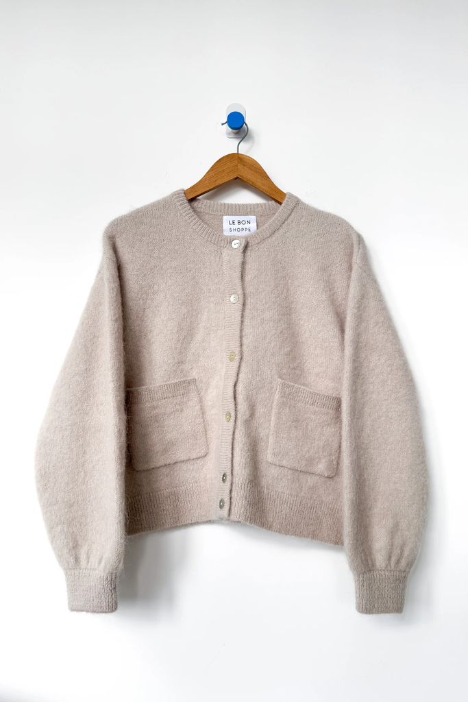 Le Bon Shoppe Amelie Alpaca Cardigan in Smoke at Parc Shop | Minneapolis, MN