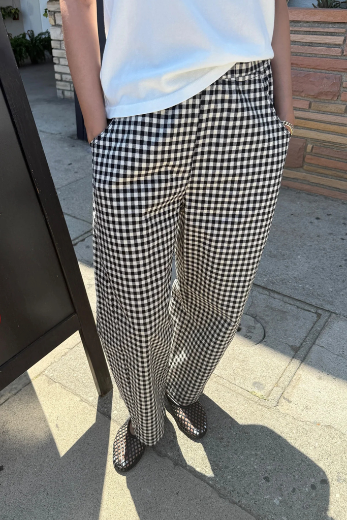 Le Bon Shoppe Arc Pant in Black Gingham at Parc Shop | Minneapolis, MN
