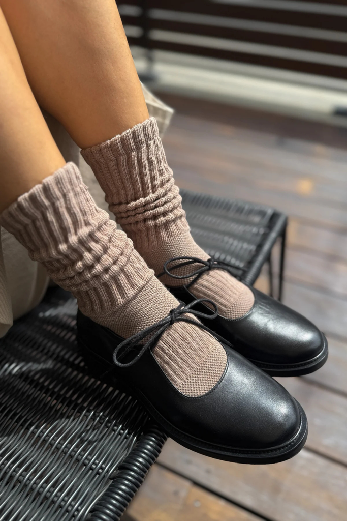 Le Bon Shoppe Ballet Socks in Mocha Mousse at Parc Shop | Minneapolis, MN