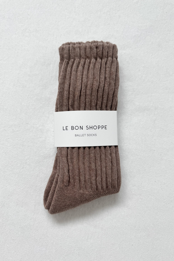 Le Bon Shoppe Ballet Socks in Mocha Mousse at Parc Shop | Minneapolis, MN