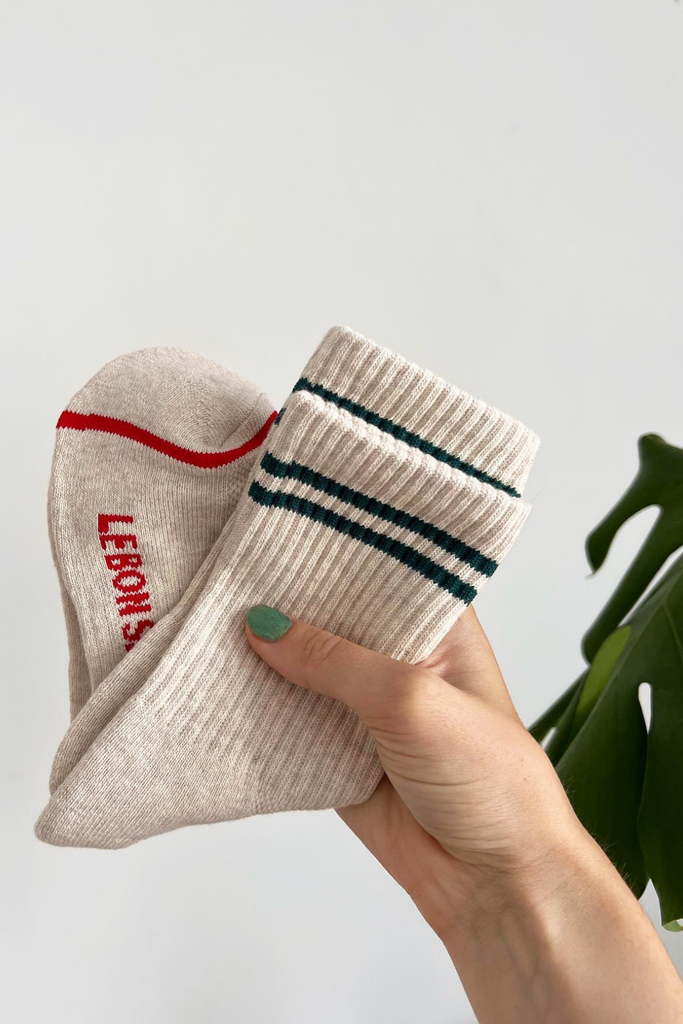 Le Bon Shoppe Boyfriend Socks in Oatmeal at Parc Shop | Minneapolis, MN
