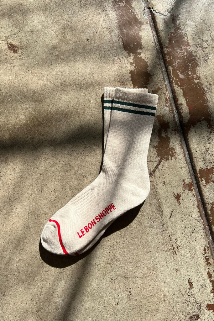 Le Bon Shoppe Boyfriend Socks in Oatmeal at Parc Shop | Minneapolis, MN