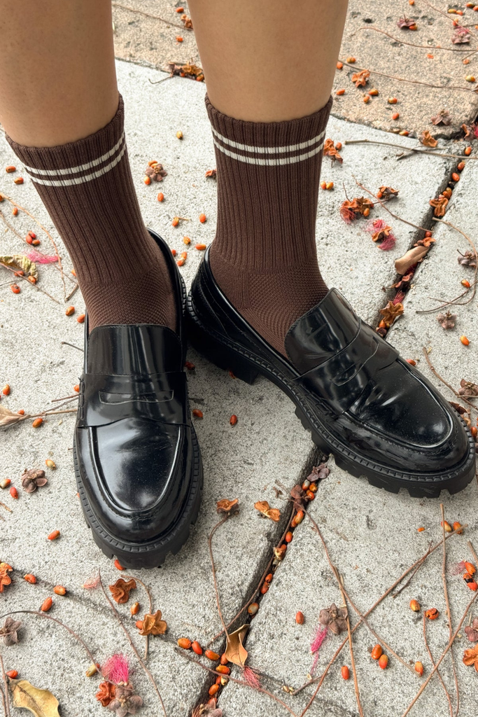 Le Bon Shoppe Boyfriend Socks in Wood at Parc Shop | Minneapolis, MN