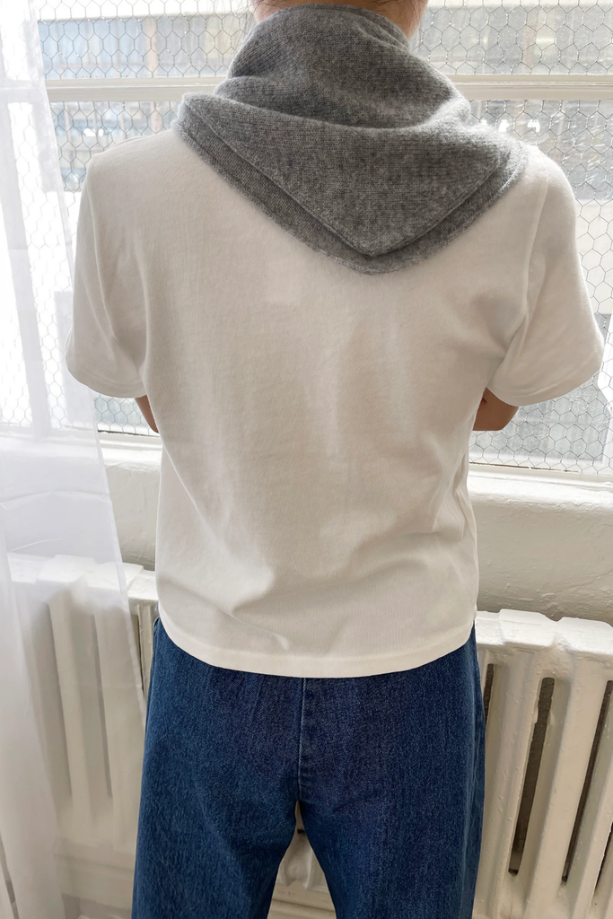 Le Bon Shoppe Cashmere Bandana in Heather Grey at Parc Shop | Minneapolis, MN