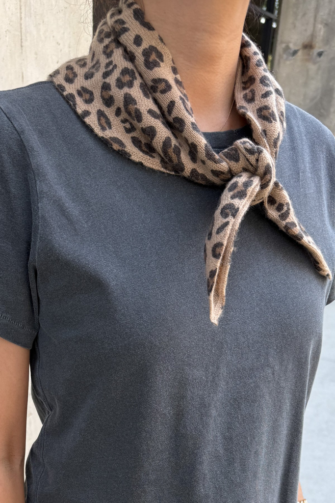Le Bon Shoppe Cashmere Bandana in Leopard at Parc Shop | Minneapolis, MN