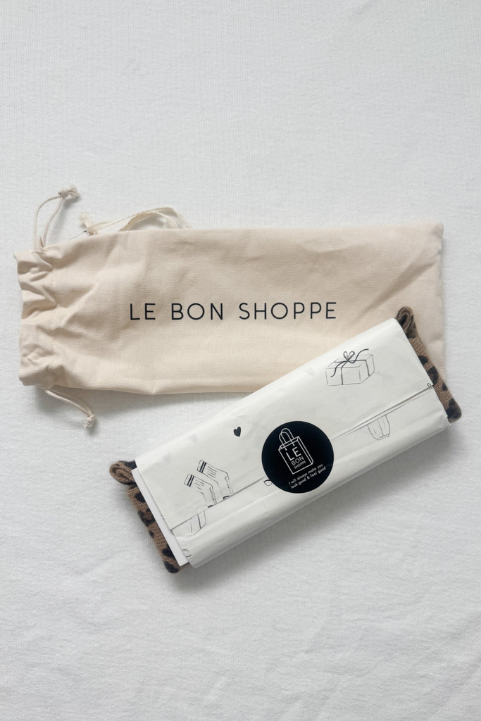 Le Bon Shoppe Cashmere Bandana in Leopard at Parc Shop | Minneapolis, MN