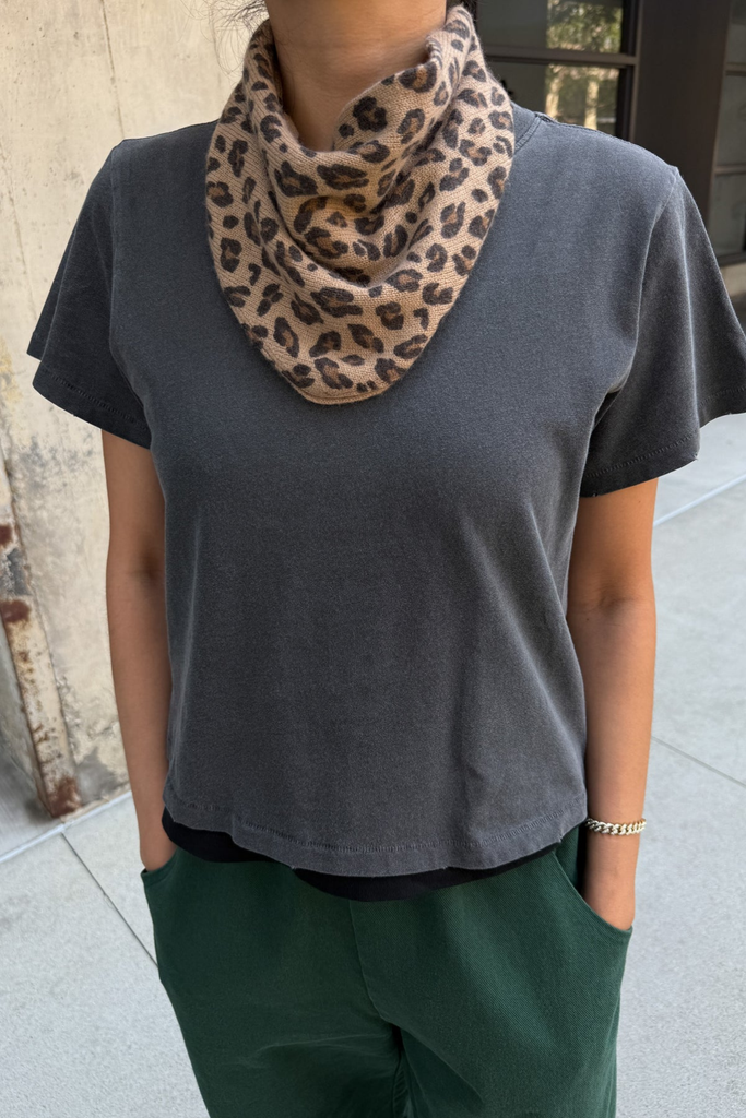 Le Bon Shoppe Cashmere Bandana in Leopard at Parc Shop | Minneapolis, MN