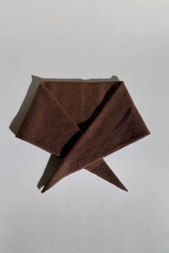 Le Bon Shoppe Cashmere Bandana in Mocha Brown at Parc Shop | Minneapolis, MN