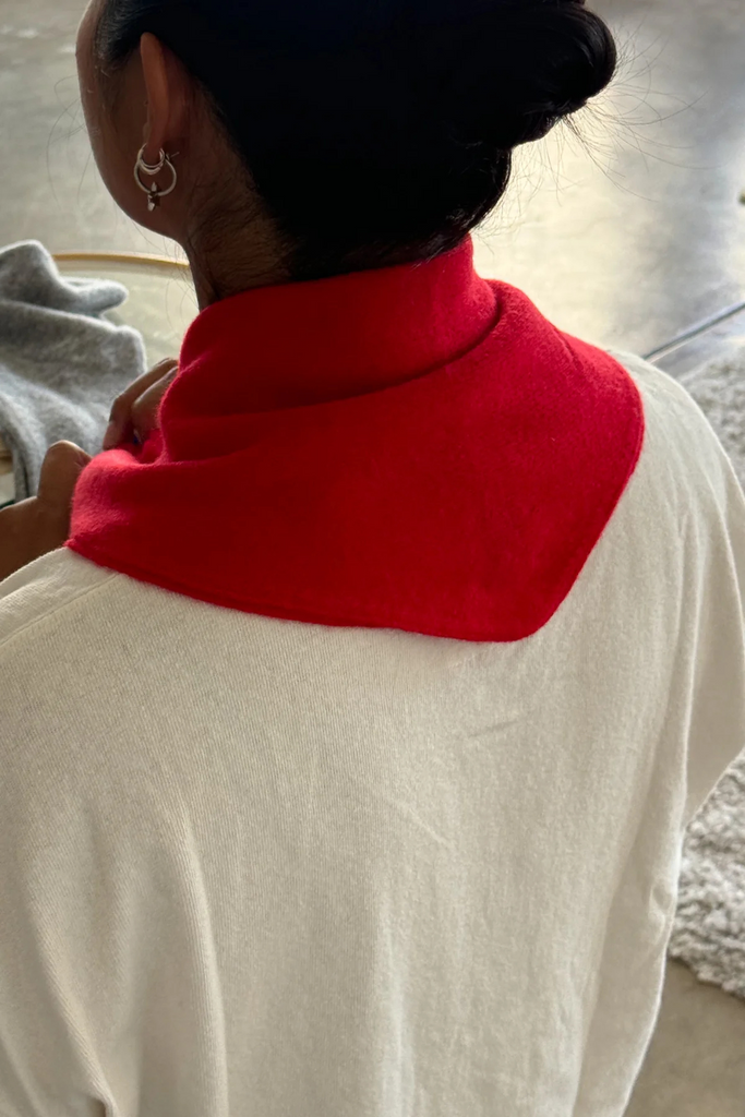 Le Bon Shoppe Cashmere Bandana in Red at Parc Shop | Minneapolis, MN