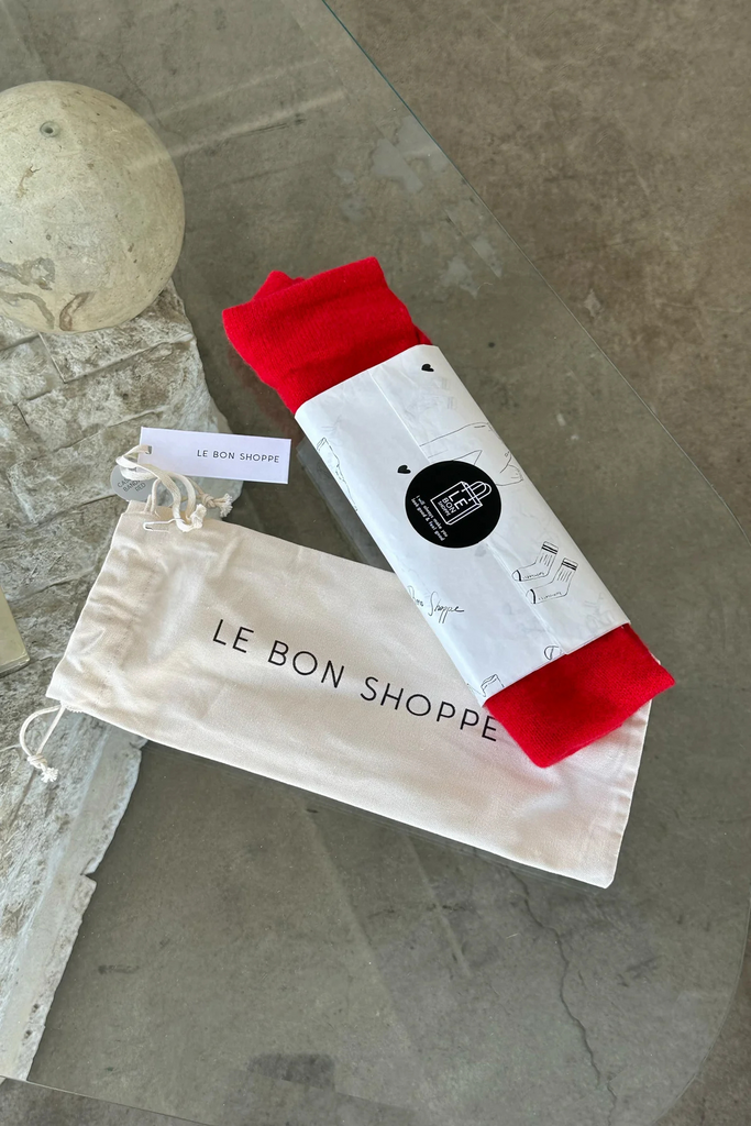 Le Bon Shoppe Cashmere Bandana in Red at Parc Shop | Minneapolis, MN