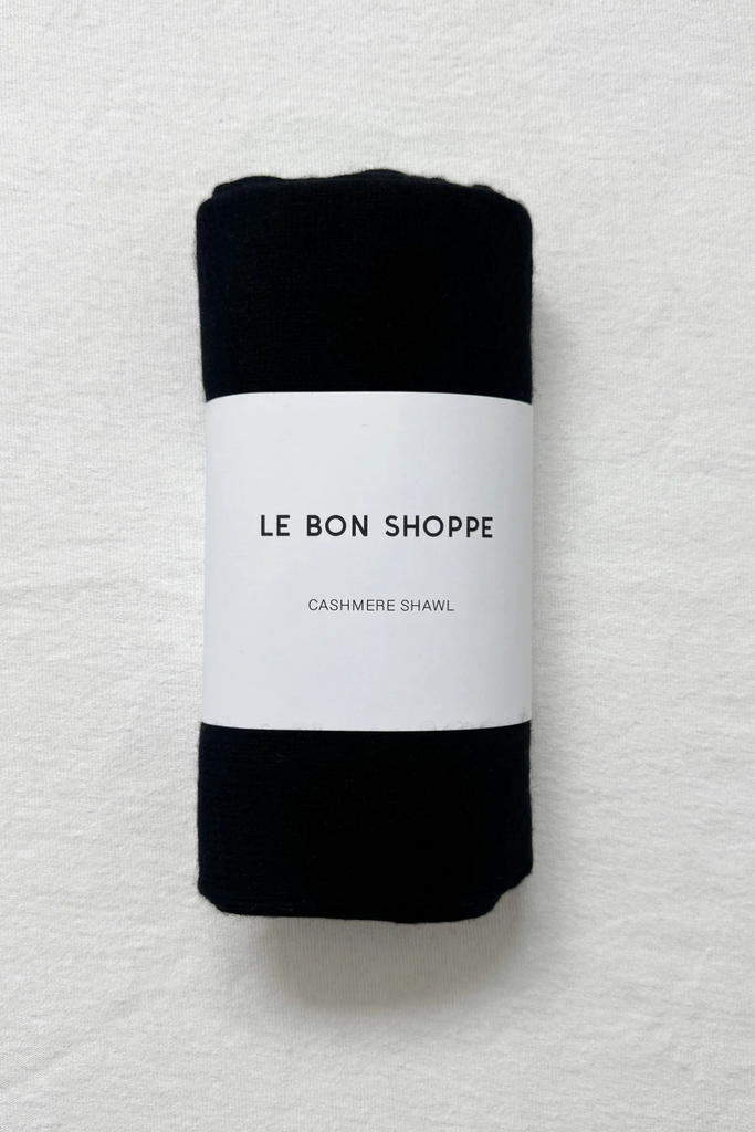 Le Bon Shoppe Cashmere Shawl in Black at Parc Shop | Minneapolis, MN