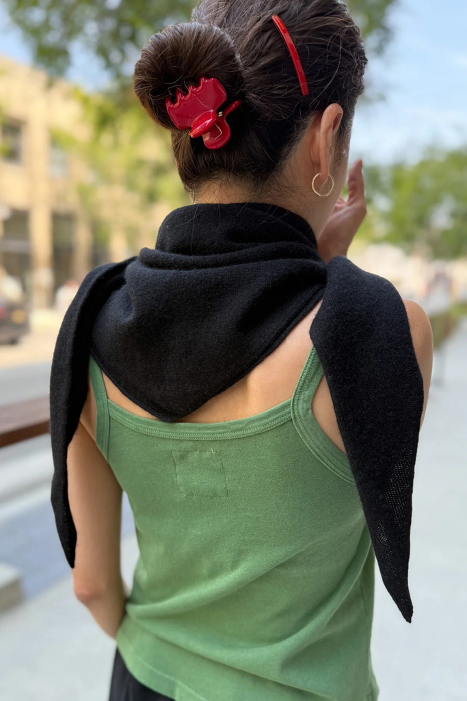 Le Bon Shoppe Cashmere Shawl in Black at Parc Shop | Minneapolis, MN