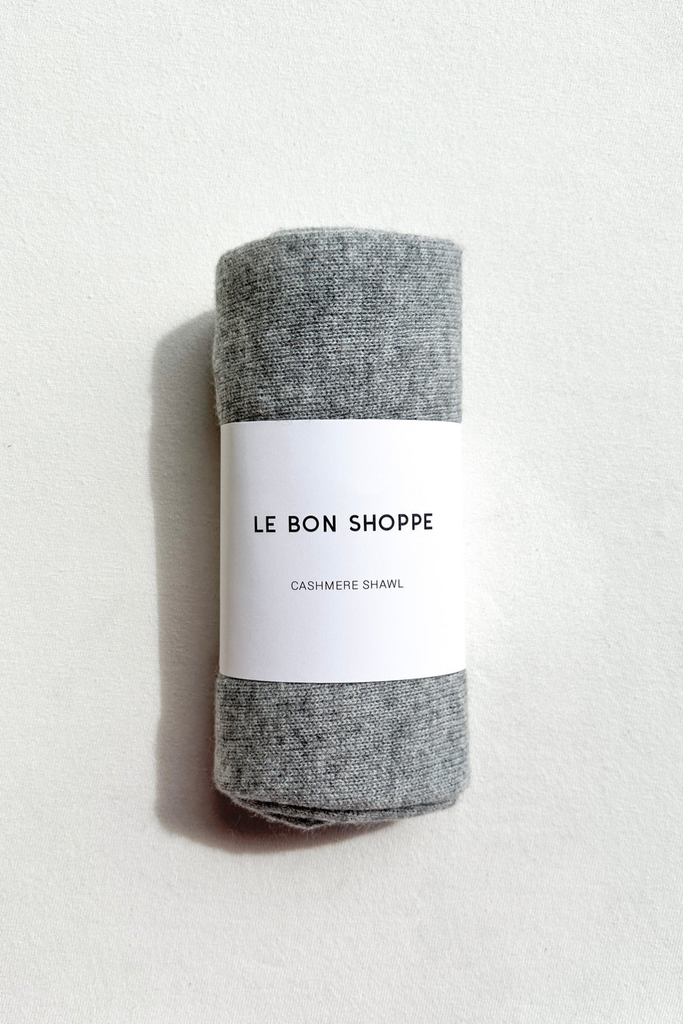 Le Bon Shoppe Cashmere Shawl in Heather Grey at Parc Shop | Minneapolis, MN