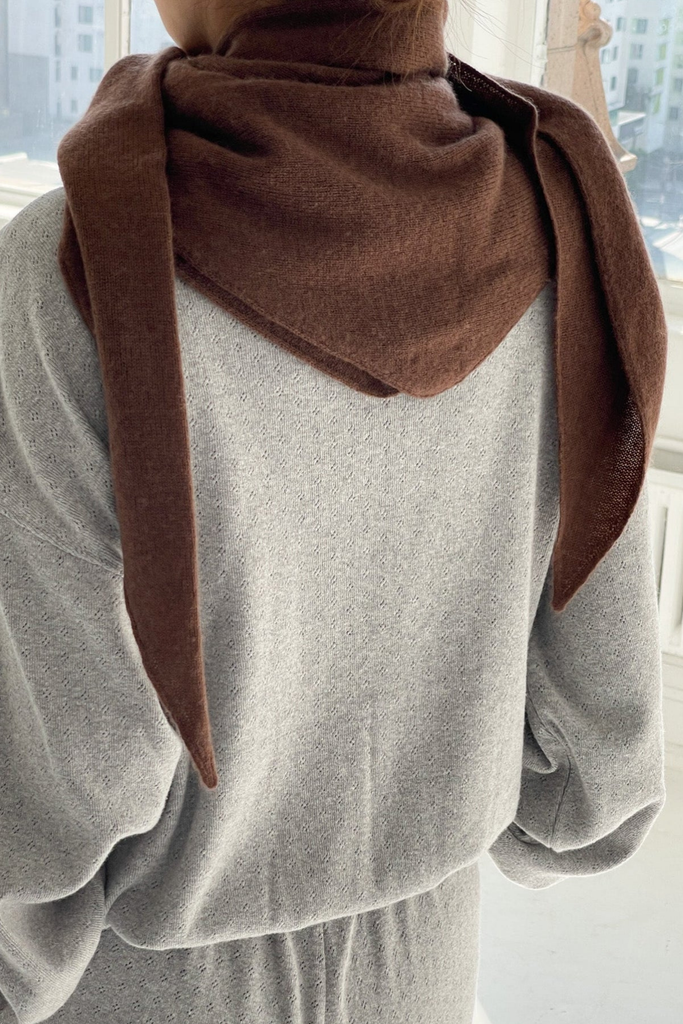 Le Bon Shoppe Cashmere Shawl in Mocha at Parc Shop | Minneapolis, MN