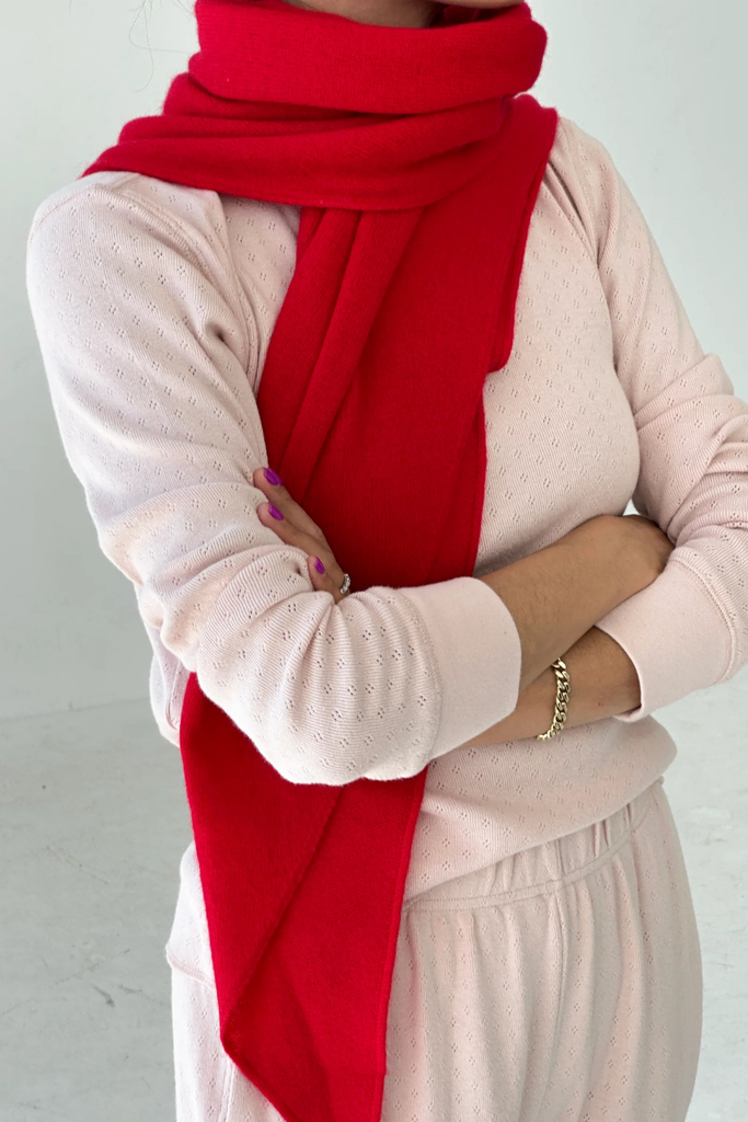 Le Bon Shoppe Cashmere Shawl in Red at Parc Shop | Minneapolis, MN