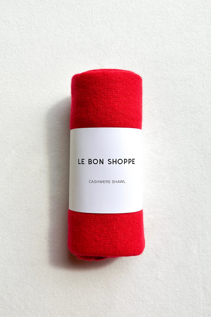 Le Bon Shoppe Cashmere Shawl in Red at Parc Shop | Minneapolis, MN