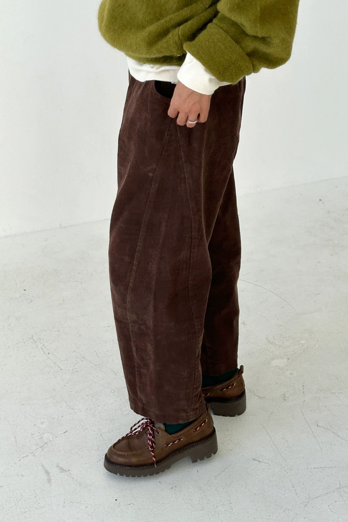 Le Bon Shoppe Corduroy Arc Pant in Chocolate at Parc Shop | Minneapolis, MN