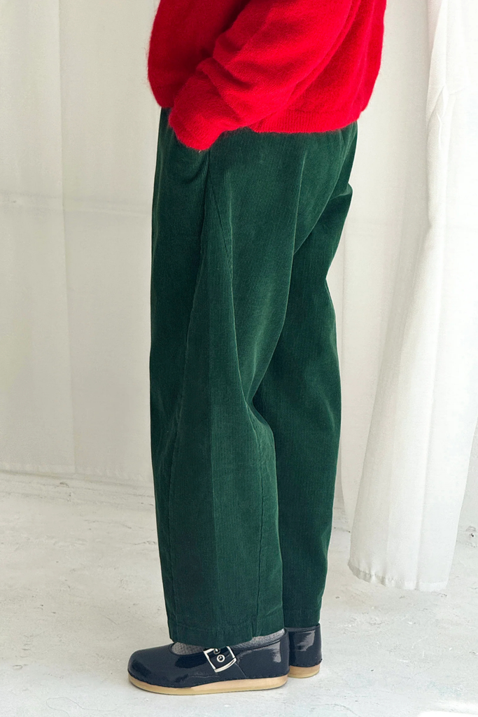 Le Bon Shoppe Corduroy Arc Pant in Forest at Parc Shop | Minneapolis, MN