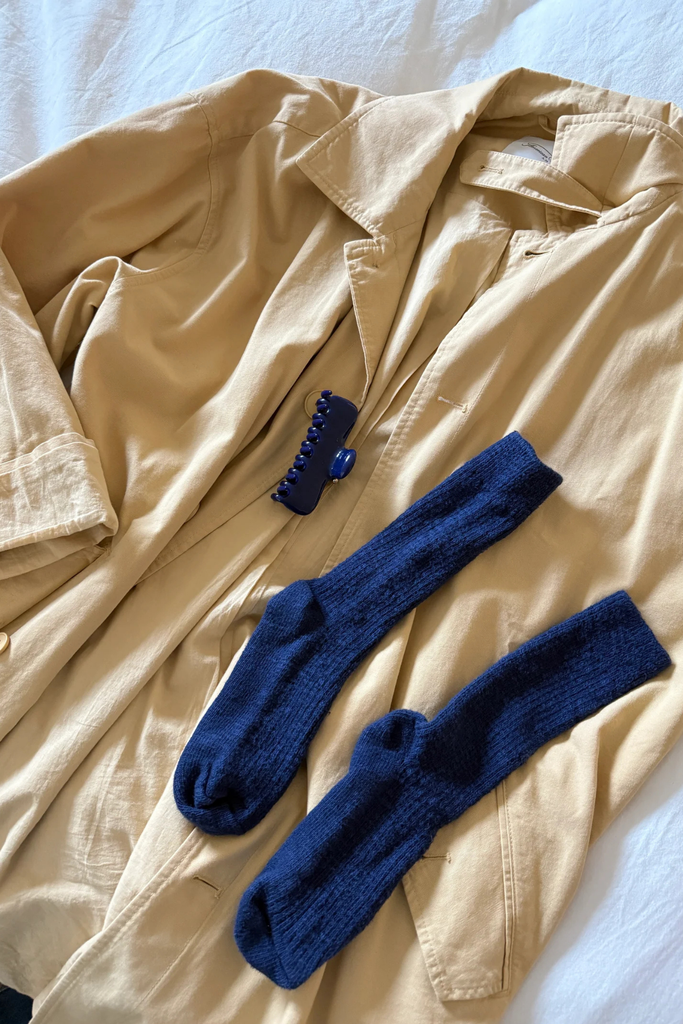 Le Bon Shoppe Cottage Socks in Navy at Parc Shop | Minneapolis, MN