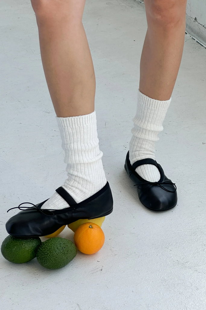 Le Bon Shoppe Cottage Socks in White Linen at Parc Shop | Minneapolis, MN
