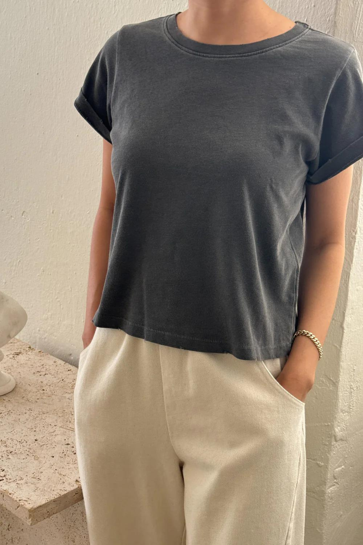 Darling Tee in Vintage Black