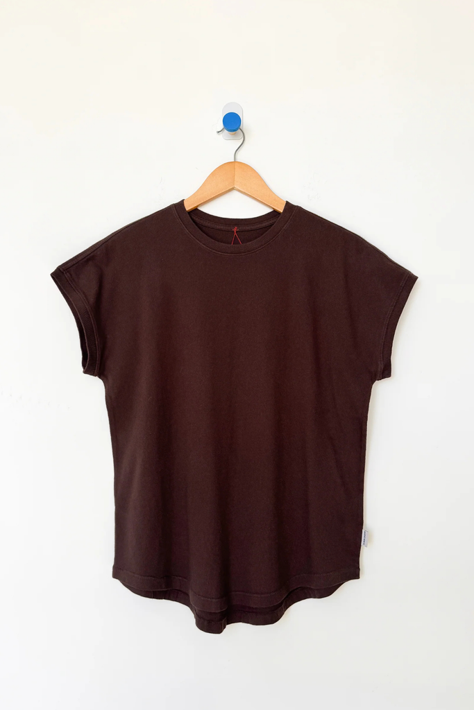 Le Bon Shoppe Ease Tee in Dark Cacao Brown at Parc Shop | Minneapolis, MN