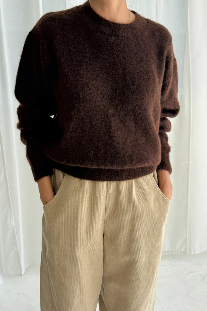 Le Bon Shoppe Finn Mohair Sweater in Cocoa Bean at Parc Shop | Minneapolis, MN