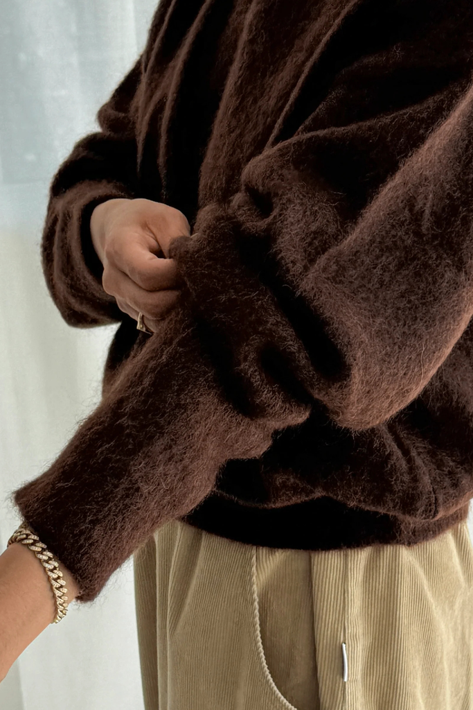 Le Bon Shoppe Finn Mohair Sweater in Cocoa Bean at Parc Shop | Minneapolis, MN