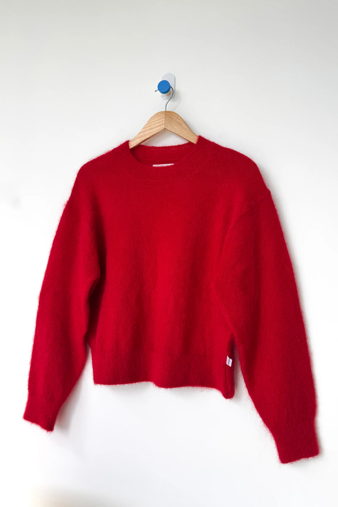 Le Bon Shoppe Finn Mohair Sweater in Red at Parc Shop | Minneapolis, MN