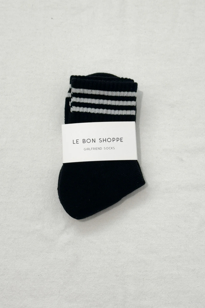 Le Bon Shoppe  Girlfriend Socks in Black at Parc Shop | Minneapolis, MN