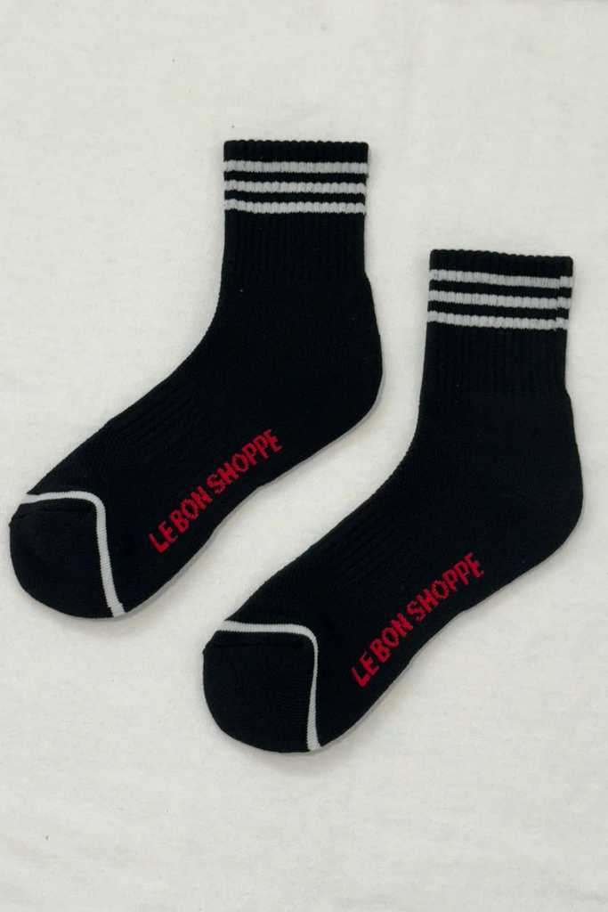 Le Bon Shoppe  Girlfriend Socks in Black at Parc Shop | Minneapolis, MN