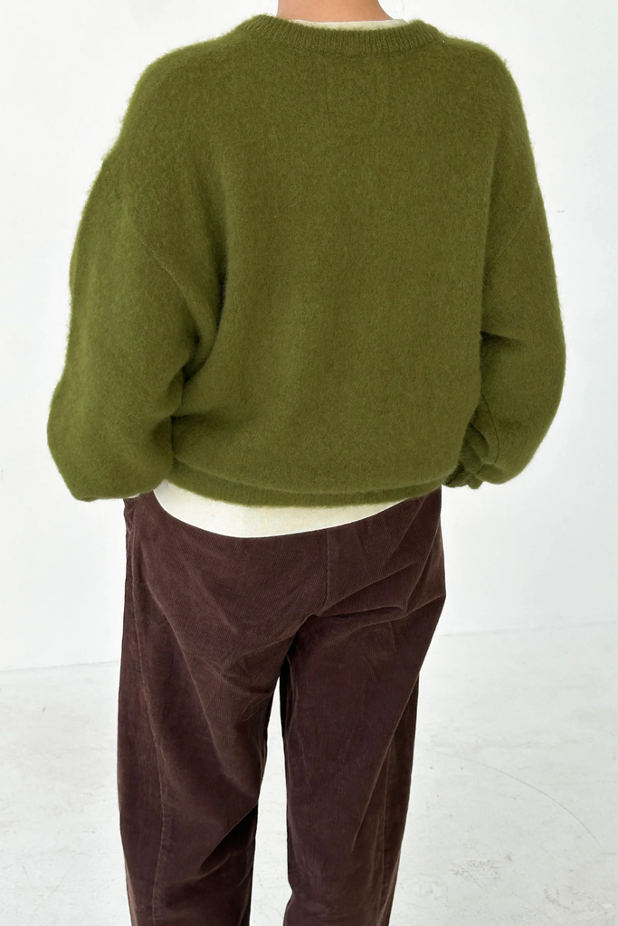 Le Bon Shoppe James Mohair Sweater in Leaf at Parc Shop | Minneapolis, MN