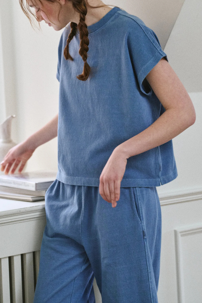 Le Bon Shoppe Jeanne Tee in Cornflower at Parc Shop | Minneapolis, MN