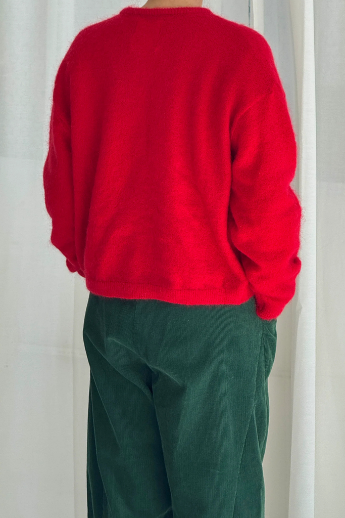 Le Bon Shoppe Leila Mohair Cardigan in Red at Parc Shop | Minneapolis, MN