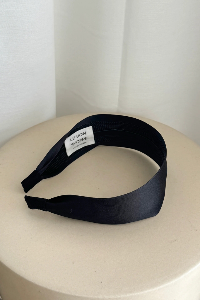 Le Bon Shoppe Olivia Headband in Black at Parc Shop
