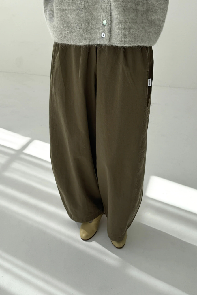 Le Bon Shoppe Parachute Pant in Olive Green at Parc Shop